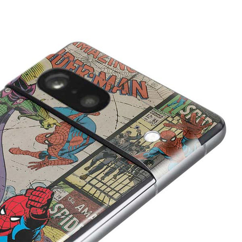 Marvel Classic Comics Amazing Spider-Man Collage  Pixel Skins